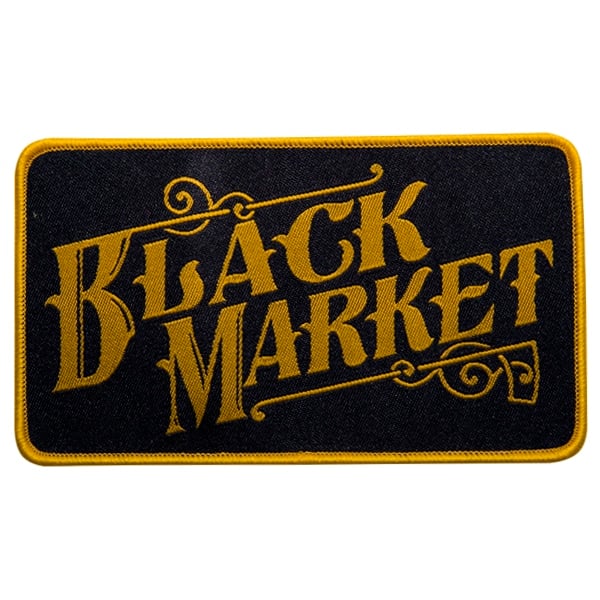 Black Market Art Company Black Market Art & Gold Patch Print