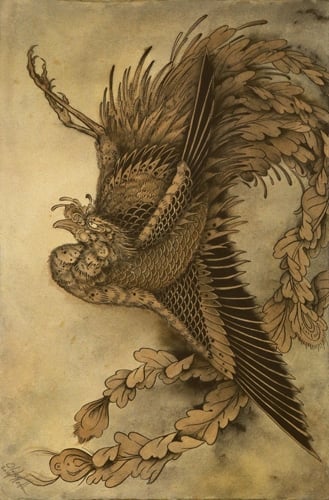 Black Market Art Company Phoenix Born Again Print