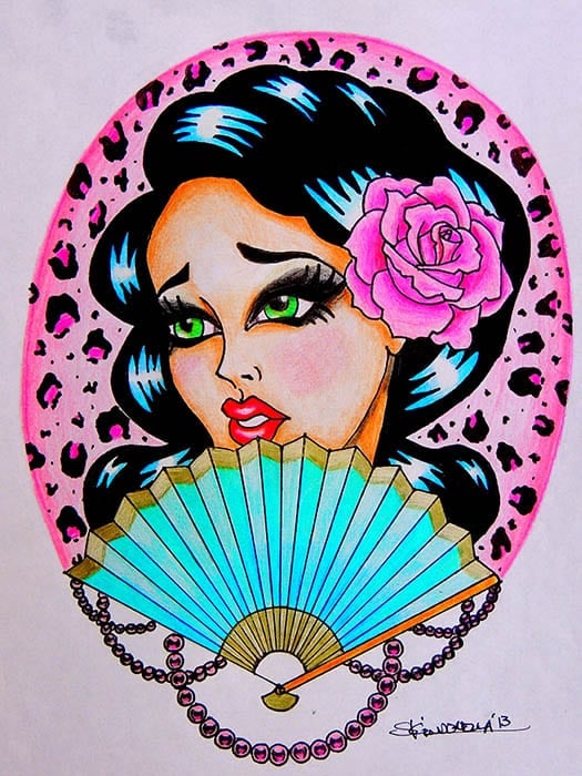 Black Market Art Company Pink Print