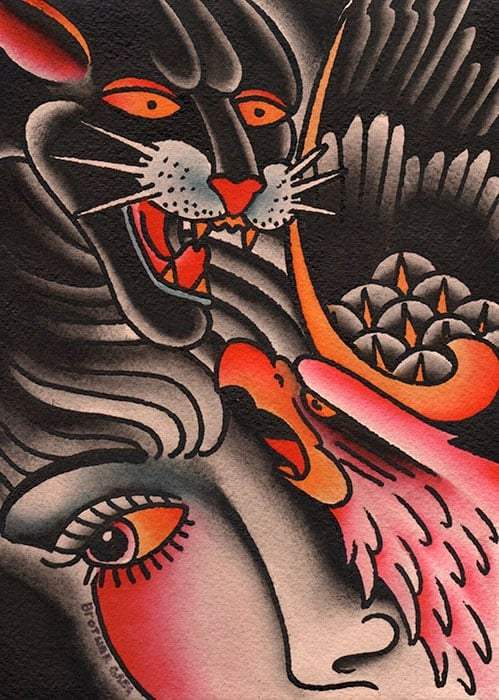 Black Market Art Company Power Struggle Print - Black Market Art Company - Flyclothing LLC