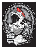 Black Market Art Company Queen Mary & Limited Edition Silkscreen Print Print