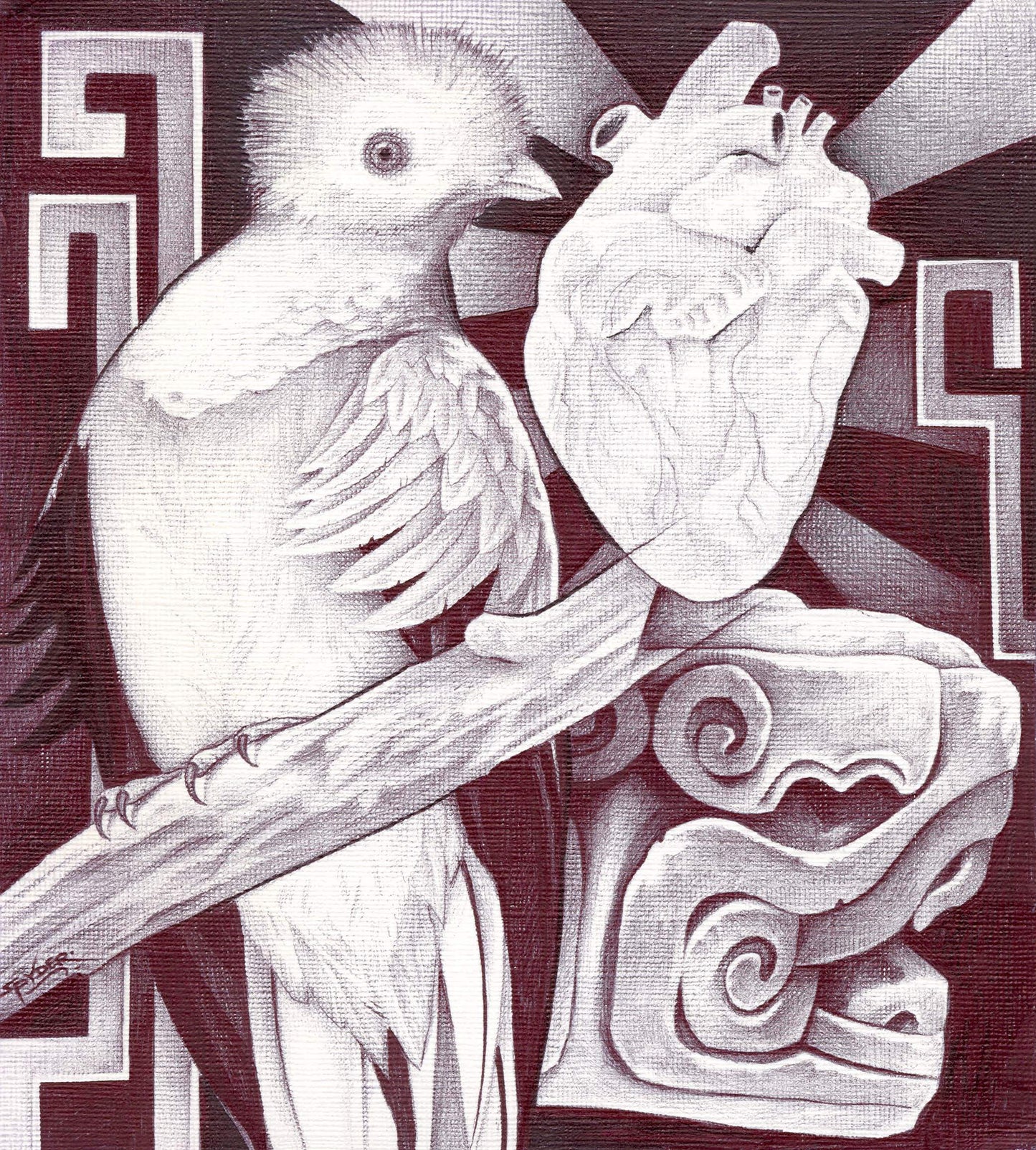 Black Market Art Company Quetzalcoatl Print - Black Market Art Company - Flyclothing LLC