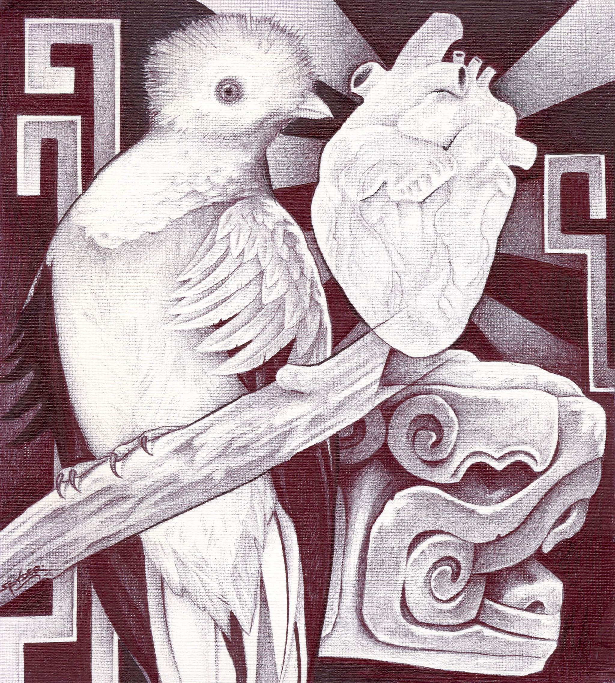 Black Market Art Company Quetzalcoatl Print - Black Market Art Company - Flyclothing LLC