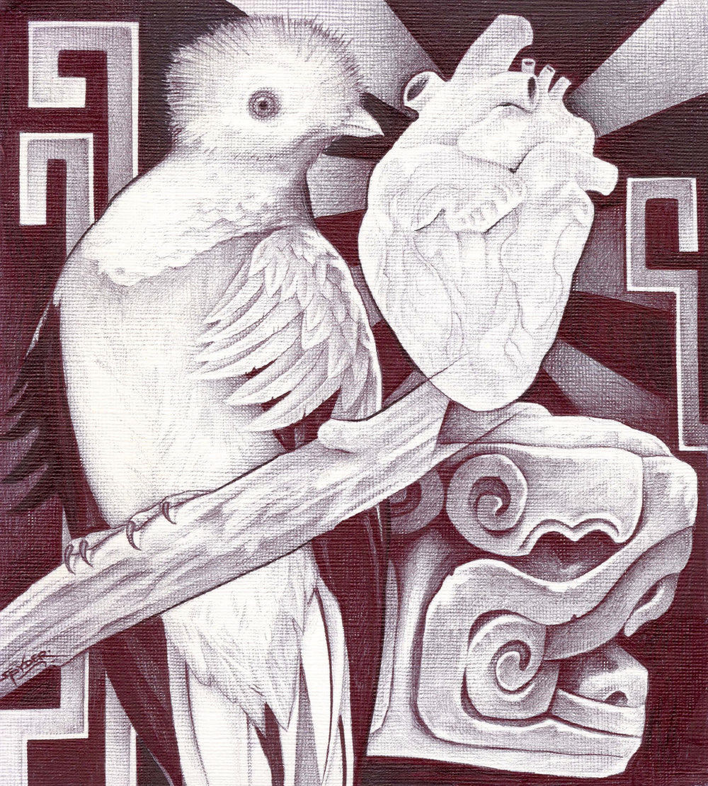 Black Market Art Company Quetzalcoatl Print