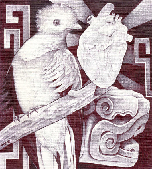 Black Market Art Company Quetzalcoatl Print - Black Market Art Company - Flyclothing LLC