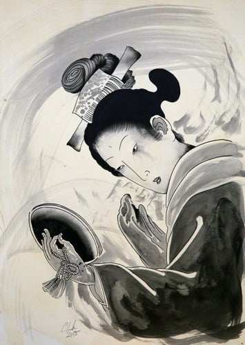 Black Market Art Company Reflection Print - Black Market Art Company - Flyclothing LLC