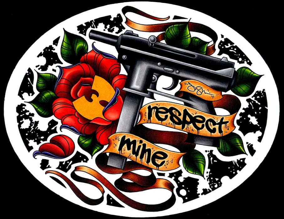 Black Market Art Company Respect Mine Print