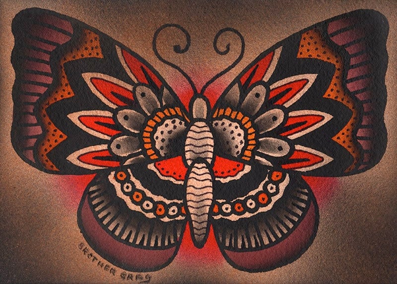Black Market Art Company Rhopalocera Print