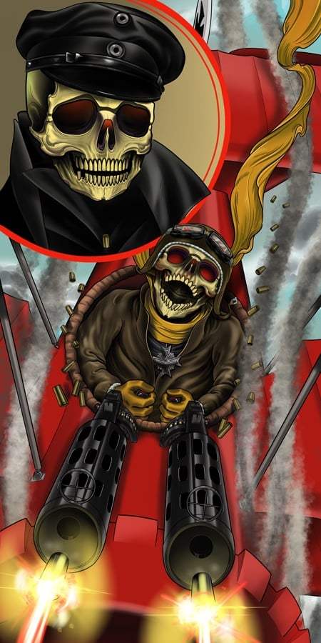 Black Market Art Company Richthofen Print - Black Market Art Company - Flyclothing LLC