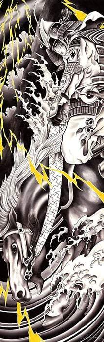 Black Market Art Company Riding Lightning Print - Black Market Art Company - Flyclothing LLC