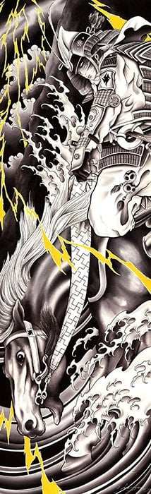 Black Market Art Company Riding Lightning Print - Black Market Art Company - Flyclothing LLC