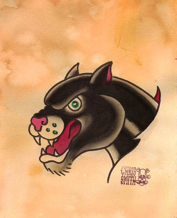Black Market Art Company Ripanther Print