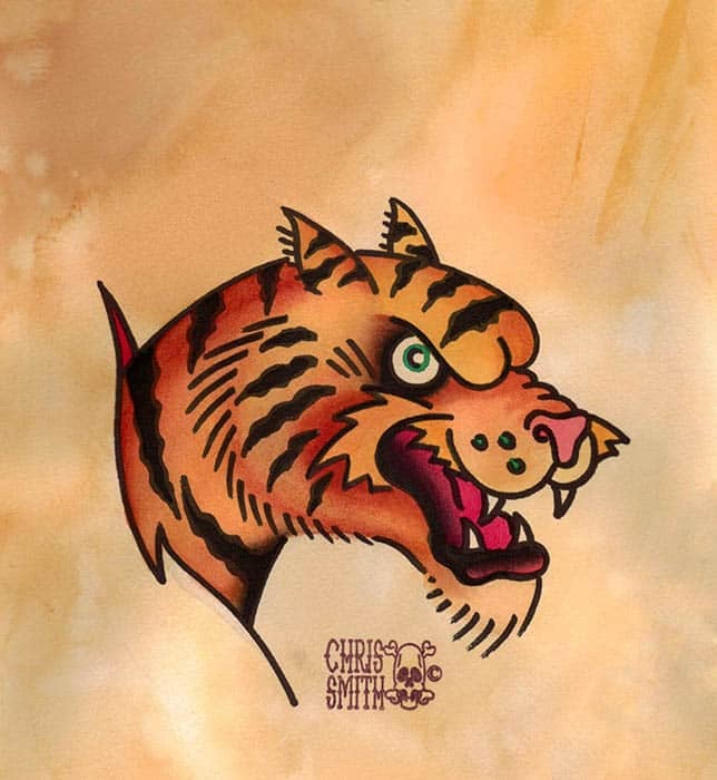 Black Market Art Company Riptiger Print