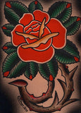 Black Market Art Company Rose Thorn Print