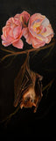 Black Market Art Company Rose & Bat Print