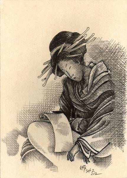 Black Market Art Company Sad News Read Print - Black Market Art Company - Flyclothing LLC