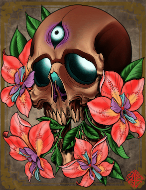 Black Market Art Company Life Cycles Print