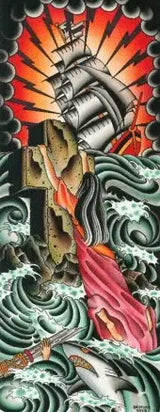 Black Market Art Company Rock Of Ages & Skate Deck Print - Black Market Art Company - Flyclothing LLC