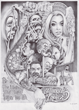 Black Market Art Company Madness Merged Print
