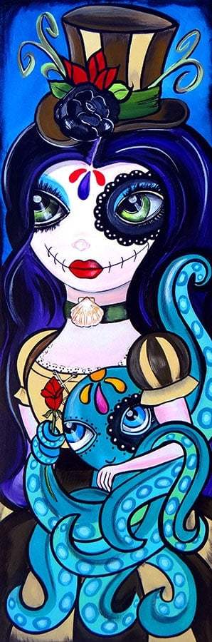Black Market Art Company Sea Punk Princess Print - Black Market Art Company - Flyclothing LLC