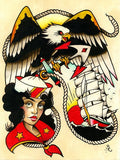 Black Market Art Company Seagirl Print