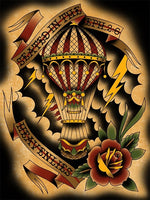 Black Market Art Company Seated in the Heavenlies Print