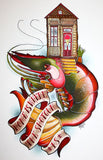 Black Market Art Company Shotgun Shrimp Print