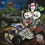 Black Market Art Company Skeleton Rat Rod Print