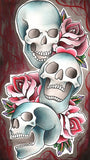 Black Market Art Company Skull Trilogy Print
