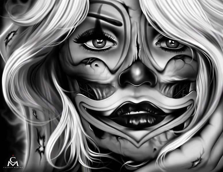 Black Market Art Company Smile Now Die Later Print - Black Market Art Company - Flyclothing LLC