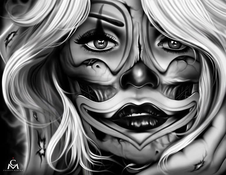 Black Market Art Company Smile Now Die Later Print