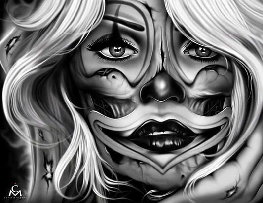 Black Market Art Company Smile Now Die Later Print - Black Market Art Company - Flyclothing LLC