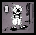 Black Market Art Company Smokey the Clown Print