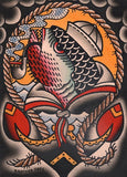 Black Market Art Company Smokin&#8217; Fish Print