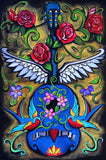 Black Market Art Company Song Bird Print