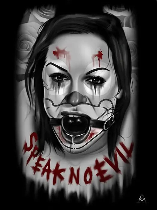 Black Market Art Company Speak No Evil Print - Black Market Art Company - Flyclothing LLC