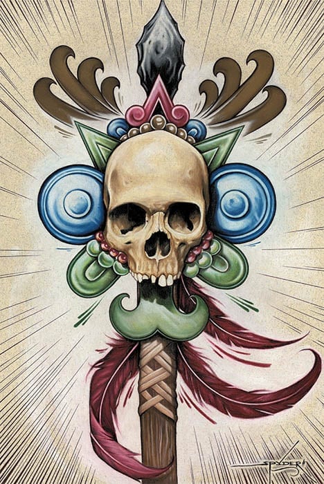 Black Market Art Company Trophy Head Print