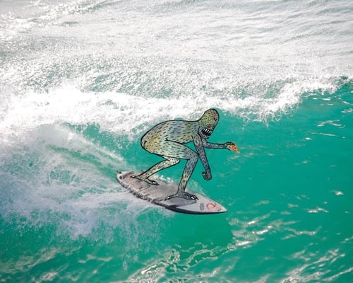 Black Market Art Company Surfer 1 Print