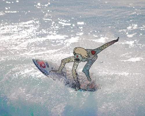 Black Market Art Company Surfer 2 Print - Black Market Art Company - Flyclothing LLC