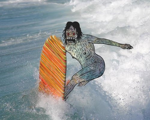 Black Market Art Company Surfer 4 Print