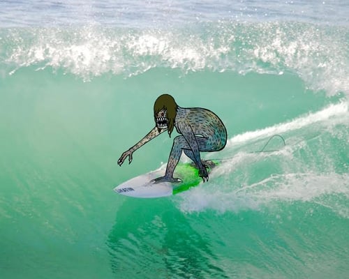Black Market Art Company Surfer 6 Print