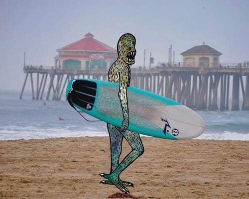 Black Market Art Company Surfer 7 Print