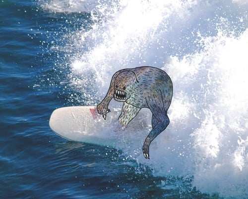 Black Market Art Company Surfer 9 Print - Black Market Art Company - Flyclothing LLC