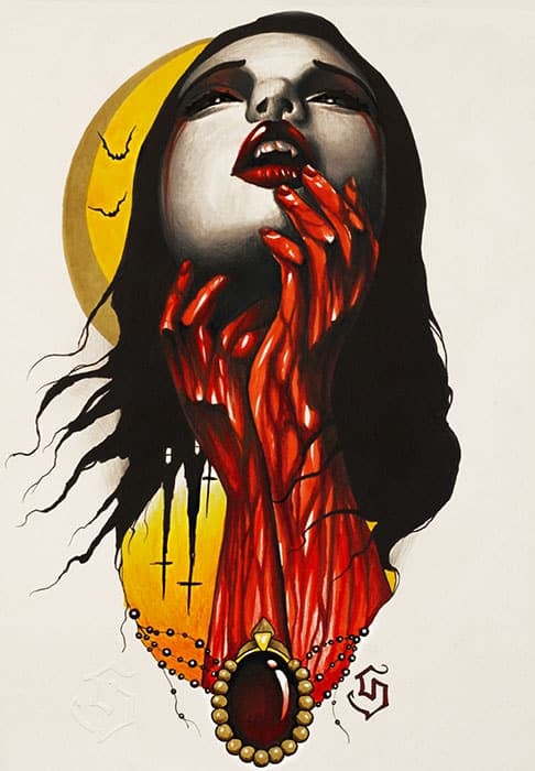 Black Market Art Company This Place Is Death Print