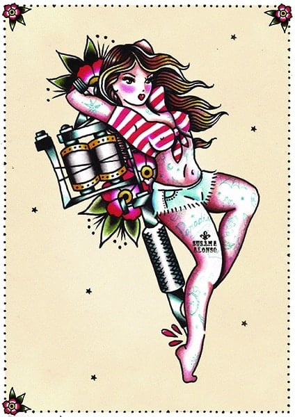 Black Market Art Company Tattoo Gun Print