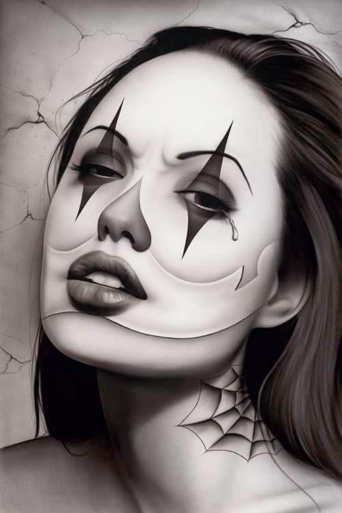 Black Market Art Company Tears of a Clown Print - Black Market Art Company - Flyclothing LLC