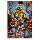 Black Market Art Company Birth Of The Bride & Skate Deck Print
