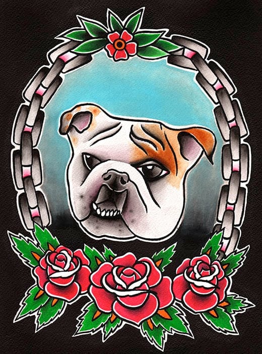 Black Market Art Company The Dogfather Print