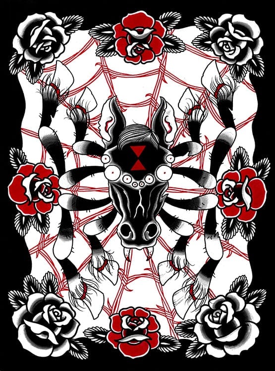 Black Market Art Company The Horse Print