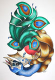 Black Market Art Company The Peacock Print